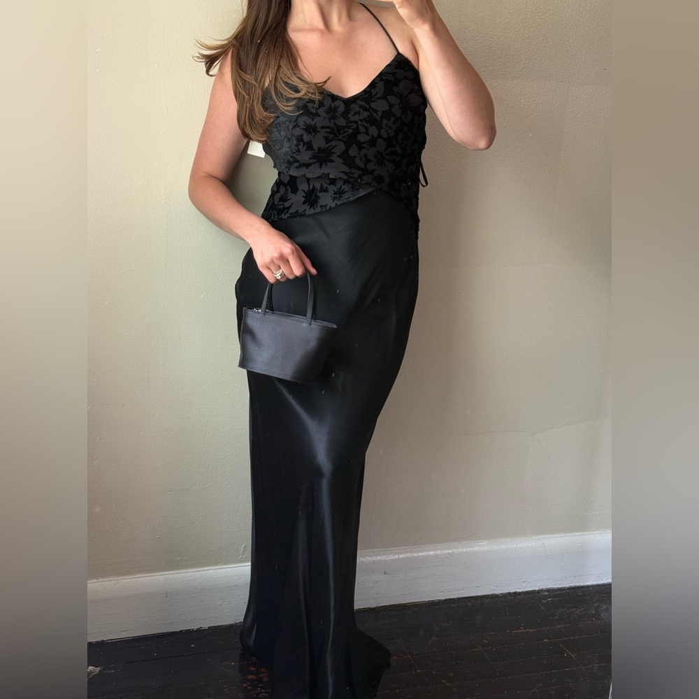 Satin gown